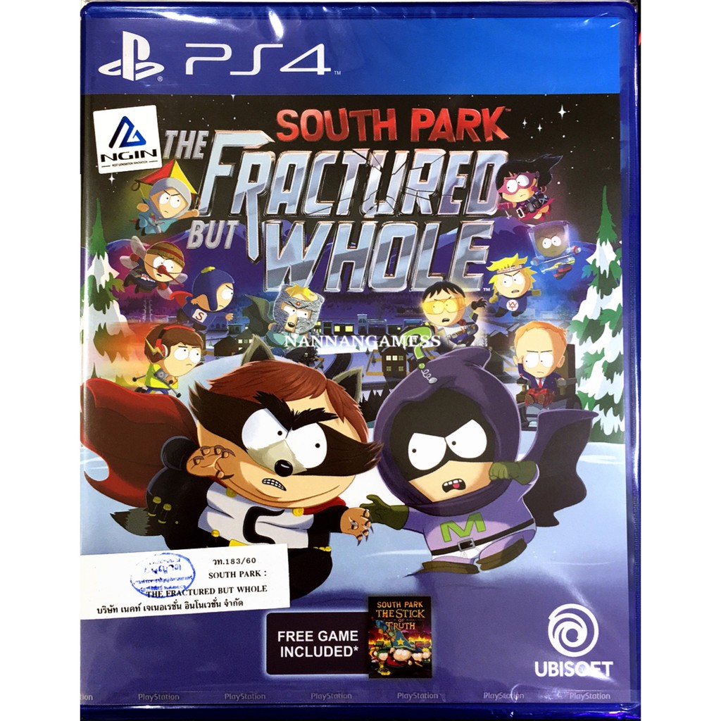 PS4 South Park The Fractured But Whole ( Zone 3 / Asia )(English) แผ่น ...