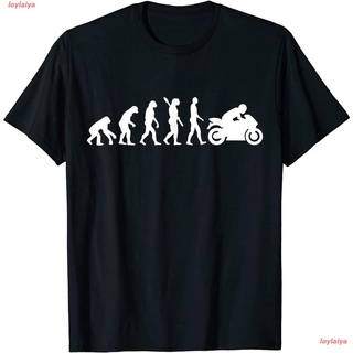 loylaiya แฟชั่นสบายๆ เสื้อ Evolution Motorcycle T-Shirt Cotton เสื้อยืด เกรดพรีเมี่ยม ใส่สบาย เสื้อยืดเเฟชั่น ใส่ได้ทั้ง