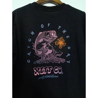 เสื้อยืด มือสอง แบรนด์ สตรีท เสก็ต NEFF - CATCH OF THE DAY อก 38