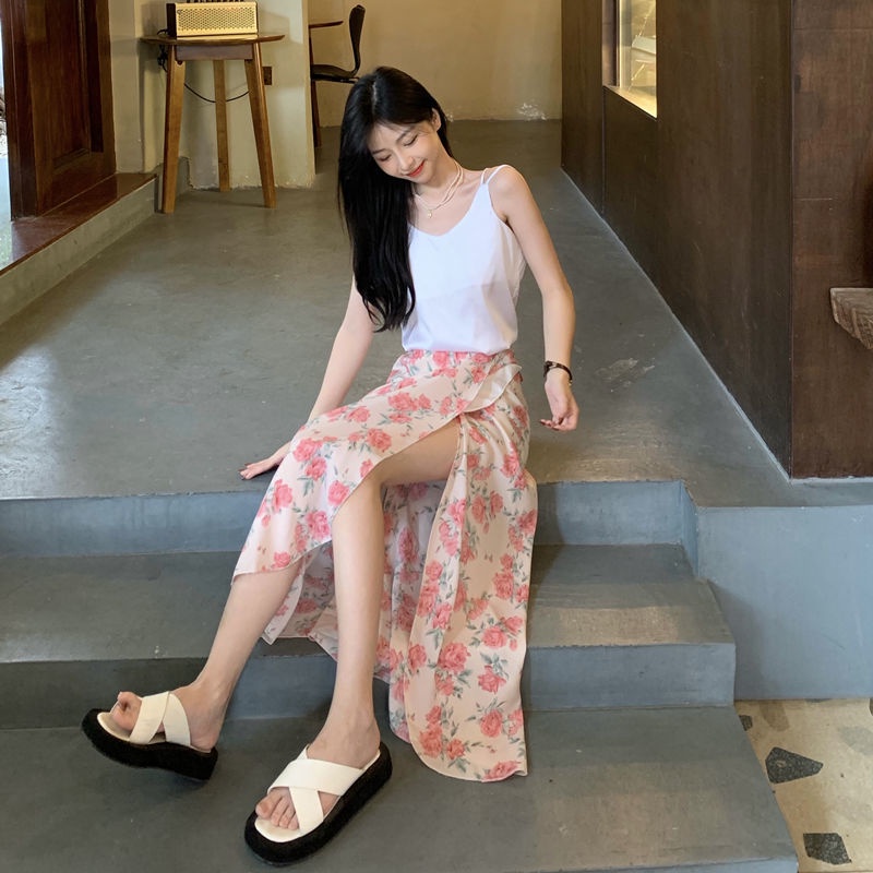 todayful 折り返せ Flower Georgette SK 