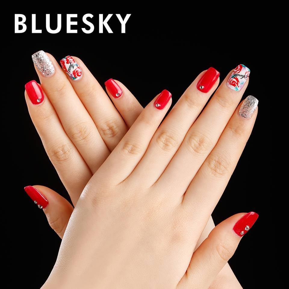 สีเพ้นท์เล็บ-เพ้นท์ติ้งเจลbluesky-gel-polish-painting-gel-03-สีแดง