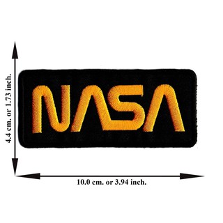 ตัดรีด ตัวรีดติดเสื้อ อาร์มปัก ติดเสื้อปัก ปักเสื้อ DIYลาย NASA สี่เหลี่ยม6