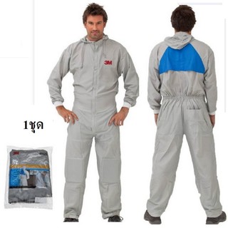 ภาพขนาดย่อสินค้า3M 50425 Reusable Coverall ชุดป้องกันฝุ่นและสารเคมี ล้างทำความสะอาดได้ 1ชุด