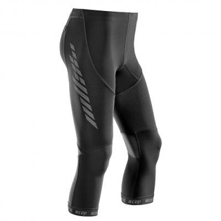 CEP DYNAMIC+ 3/4 RUN TIGHTS 2.0  BLACK, MEN - กางเกงคอมเพรสชันขายาว SIZE II