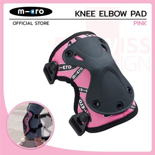 Micro Knee / Elbow Pad ชุดสนับเข่าและศอกสำหรับเด็กอุปกรณ์ป้องกัน ไซส์ S อายุตั้งแต่ 3-6 ขวบ ลวดลายสีสันน่ารักสดใส