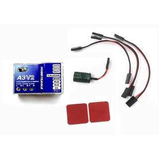 ไจโร เครื่องบิน 3แกน Axis Gyro A3 V2 Flight Controller อุปกรณ์ชุดไฟเครื่องบินบังคับ RC Airplane