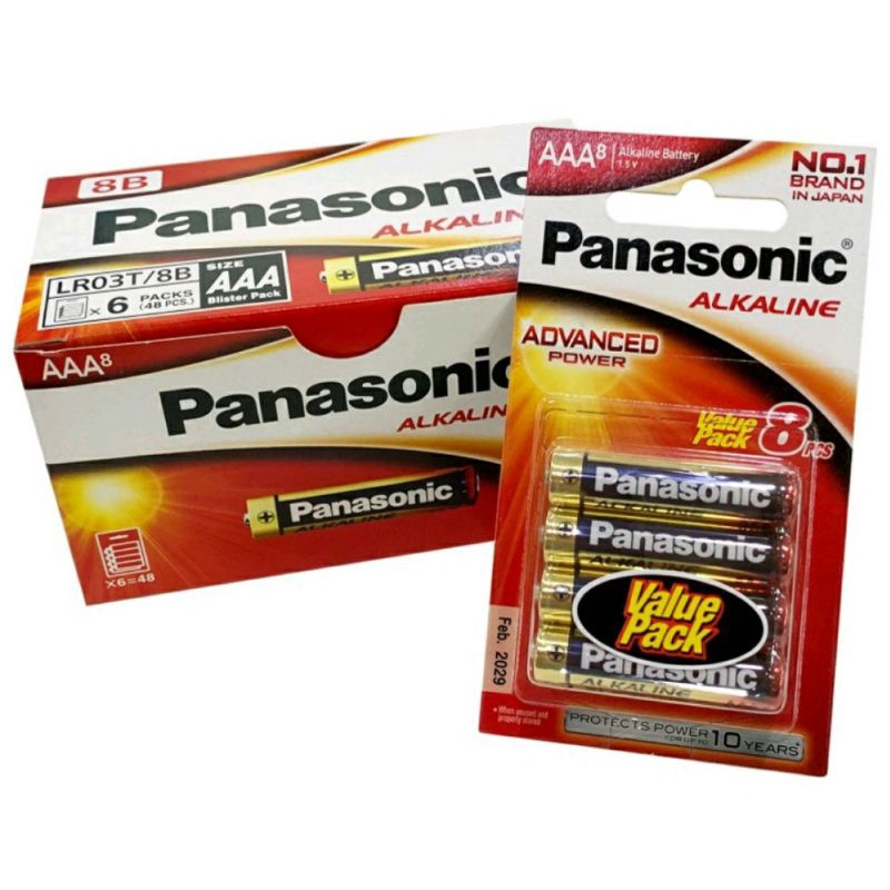 ถ่าน-panasonic-alkaline-aaa-1-5v-ของแท้-บริษัทรับประกันคุณภาพ