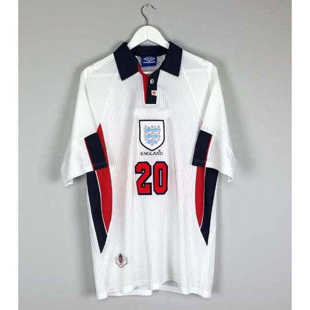 Retro World Cup 2002 ENGLAND SOCCER JERSEY 1990 Blackout MASH UP Football  Shirt 1998 ROONEY Lampard BECKHAM OWEN Vintage 1980 1982 1992 1994 1996  SCHOLES Shearer Kits From Usoccerjersey, $5.36