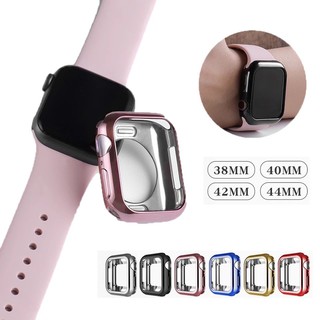 ภาพหน้าปกสินค้าพร้อมส่งจาก เคส TPUสีแบบเงา แบบนิ่ม คลุมเฉพาะสี เคสApplewatch และเคสSmartwatch 38/40/42/44mm ที่เกี่ยวข้อง