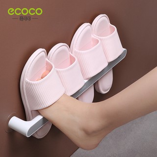 ECOCO อุปกรณ์จัดเก็บรองเท้า ที่วางรองเท้า ที่เก็บรองเท้าติดผนัง ที่แขวนรองเท้า ติดง่าย ติดแน่น Shorerack