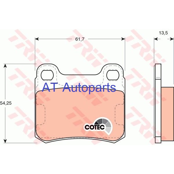 ผ้าเบรคหลัง-เบนซ์-190e-w201-benz-190e-w201-gdb294