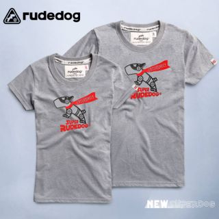 Rudedog เสื้อยืด รุ่น New Super สีเทา