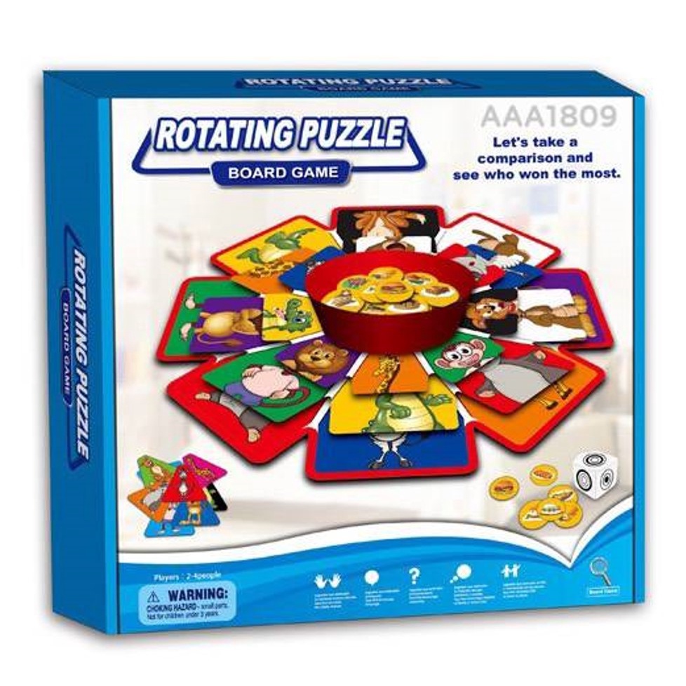 rotating-puzzle-บอร์ดเกมส์-ของเล่นเด็ก-ของเล่นเสริมพัฒนาการ-เกมส์กระดาน-เกมส์ครอบครัว-เกมส์หมุนวงล้อ-เกมส์ต่างปท-ty674