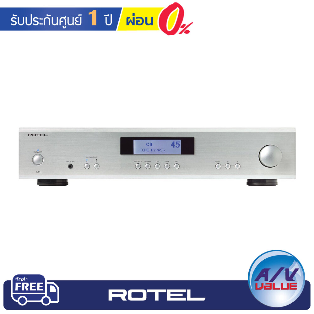 rotel-a11-stereo-integrated-amplifier-silver