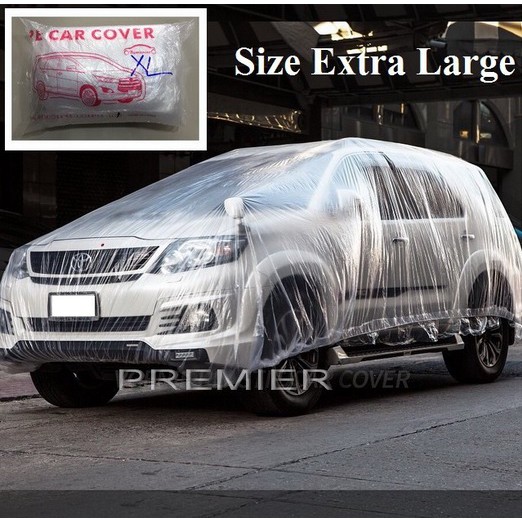 พลาสติกคลุมรถ-เก๋งเล็ก-รถ-เก๋งกลาง-ใหญ่-suv-กระบะ-plastic-car-cover