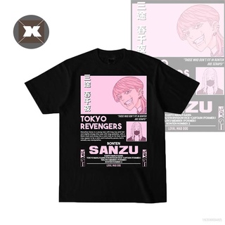 【🔥🔥】เสื้อยืดแขนสั้นลําลอง พิมพ์ลายอนิเมะ Tokyo Revengers Bonten Sanzu Haruchiyo พลัสไซซ์