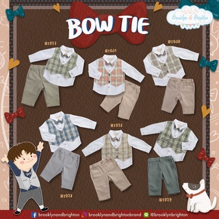 Bow Tie Waistcoat ชุดออกงานเด็กชาย หูกระต่าย 2Pcs เซ็ตเสื้อ+กางเกง (Link 3)