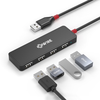 ภาพหน้าปกสินค้าOWIRE USB 3.0 2.0 4 พอร์ต Multi USB Splitter Expander Portable OTG Adapter For Laptop PC ความเร็วสูง 5 Gbps สำหรับแล็ปท็ ที่เกี่ยวข้อง