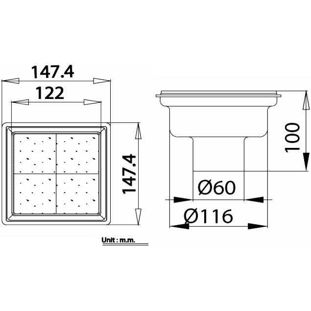 01-06-cotto-ct649h-hm-ตะแกรงน้ำทิ้งกันกลิ่น-anti-bacteria-สำหรับท่อ-pvc-ขนาด-2-นิ้ว