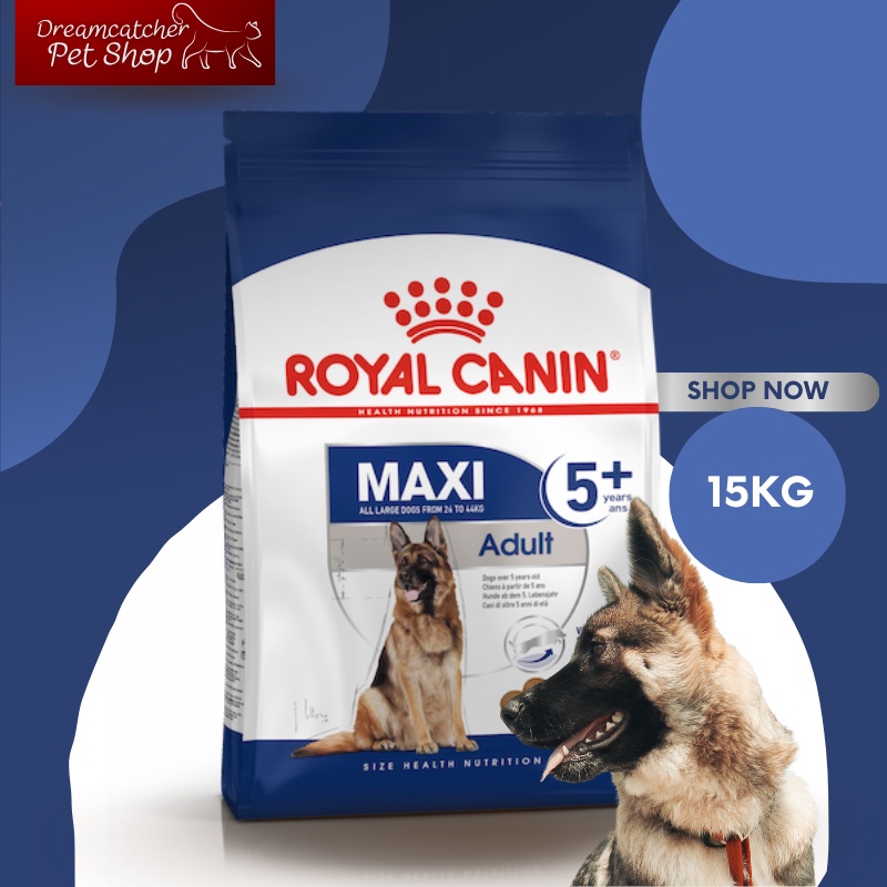 royal-canin-maxi-adult-5-15kg-อาหารสุนัขสูงวัย-พันธุ์ใหญ่ขนาด-15-กิโลกรัม