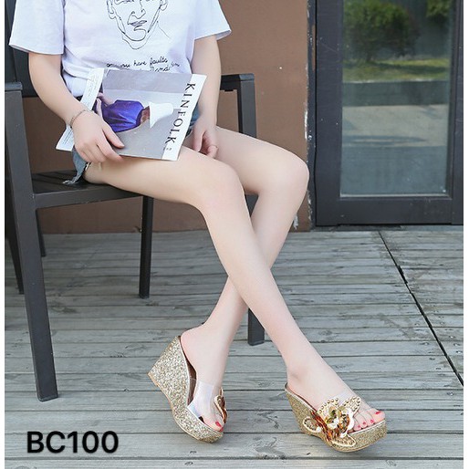 bc100-รองเท้าแตะสวมตัวรองเท้าเป็นพลาสติกนิ่ม-ไม่บาดเท้า