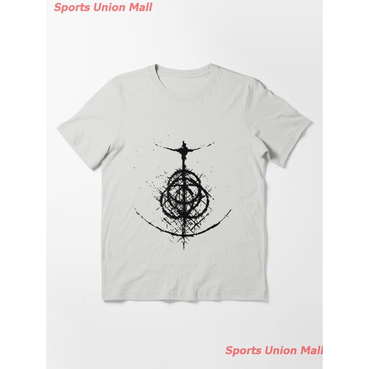 ดาวเคราะห์เกม-อะนิเมะ-โลกเสมือนจริง-เด็กผู้ชาย-เสื้อยืด-elden-ring-black-essential-t-shirt-เสื้อคู่-ยุโรปและอเมริกา-เทรน