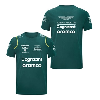 เสื้อยืดคอกลม พิมพ์ลายรถแข่ง Aston Martin F1 Formula One Team 3D แฟชั่น สําหรับผู้ชาย ผู้หญิง 2022