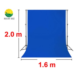 ภาพขนาดย่อของภาพหน้าปกสินค้ากรีนสกรีนไลฟ์สด ยำ้  สินค้าไม่รวมโครงฉาก(Green screen /Blue screen) ผ้าเขียวผ้าสีฟ้าพื้นหลัง Chroma Key 1.6 X 2.0 เมตร จากร้าน richybiz2464 บน Shopee ภาพที่ 3
