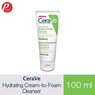 ภาพขนาดย่อสินค้าแท้ /พร้อมส่ง ️CeraVe Hydrating Cream-to-Foam Cleanser 100 ml เซราวี คลีนเซอร์ โฟมล้างหน้า สำหรับผิวหน้า