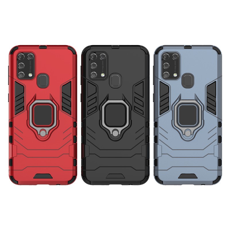 เคส-samsung-galaxy-m31-ฮาร์ดเคสกันกระแทกเคสโทรศัพท์-hybrid-armor-shockproof-ring-case-m31-samsung-galaxym31-cover-stand