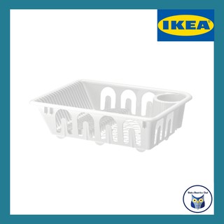 IKEA *พร้อมส่ง* ที่คว่ำจาน ที่วางจาน ที่คว่ำแก้ว แขวนเก็บแก้วได้ 9 ใบ