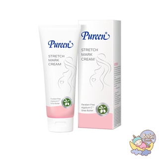 [1แถม1]Pureen ครีมปกป้องผิวคุณแม่ตั้งครรภ์ Stretch Mark Cream 200 กรัม