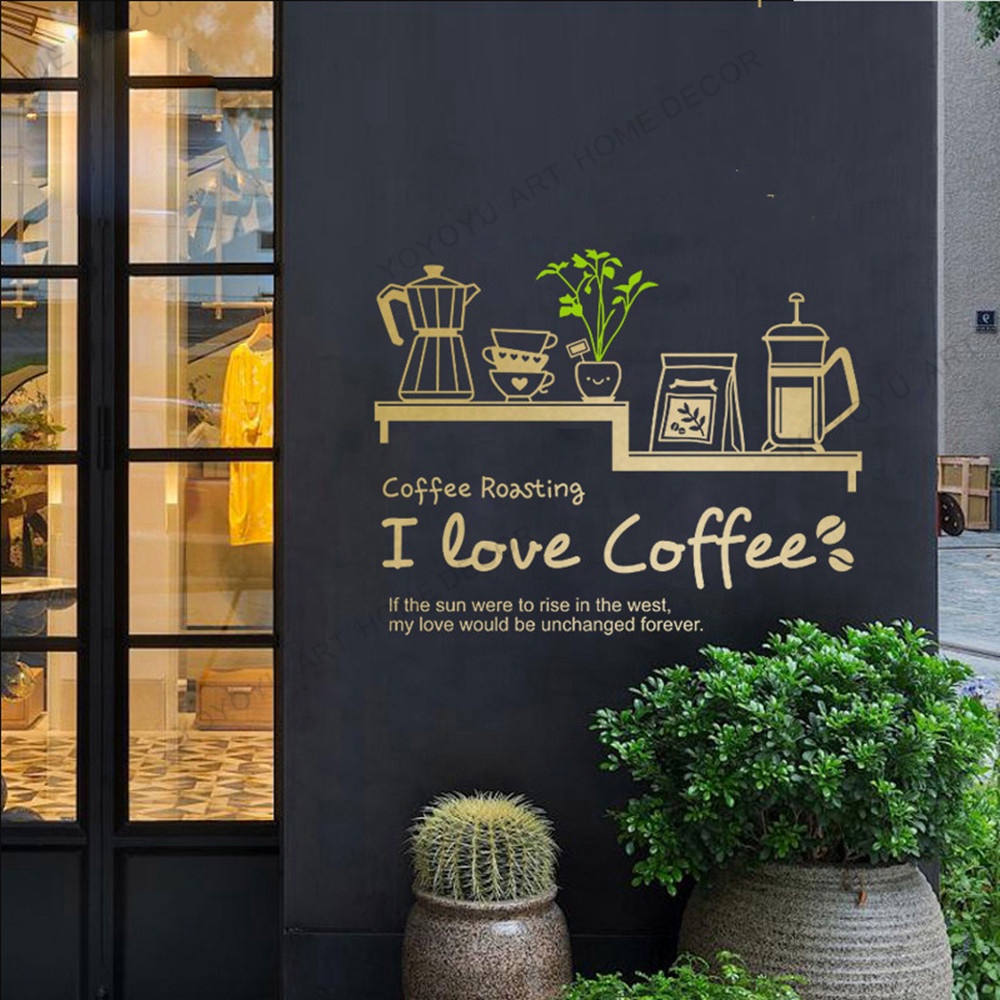 วอลเปเปอร์ไวนิล-ลาย-i-love-coffee-สําหรับติดตกแต่งผนังบ้าน-ร้านกาแฟ-rb248