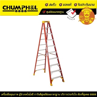 WERNER บันไดไฟเบอร์กลาส 12ขั้น รุ่น 6212AS บันได บันไดอลูมิเนียม บันไดพับได้