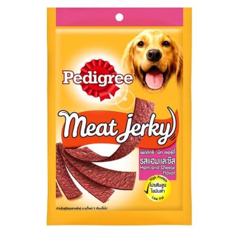 pedigree-meat-jerky-strip-dog-snack-เพดดีกรี-มีท-เจอร์กี้-ขนมรูปแผ่น-สำหรับสุนัข-ขนาด-80g