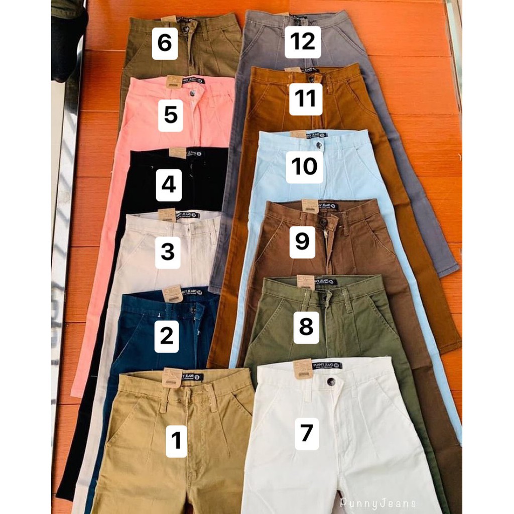 code-l9e6b-ลด25-punny-jeans-กางเกงยีนส์เอวสูง-ทรงบอยผ้ายืดมี-12-เฉดสี