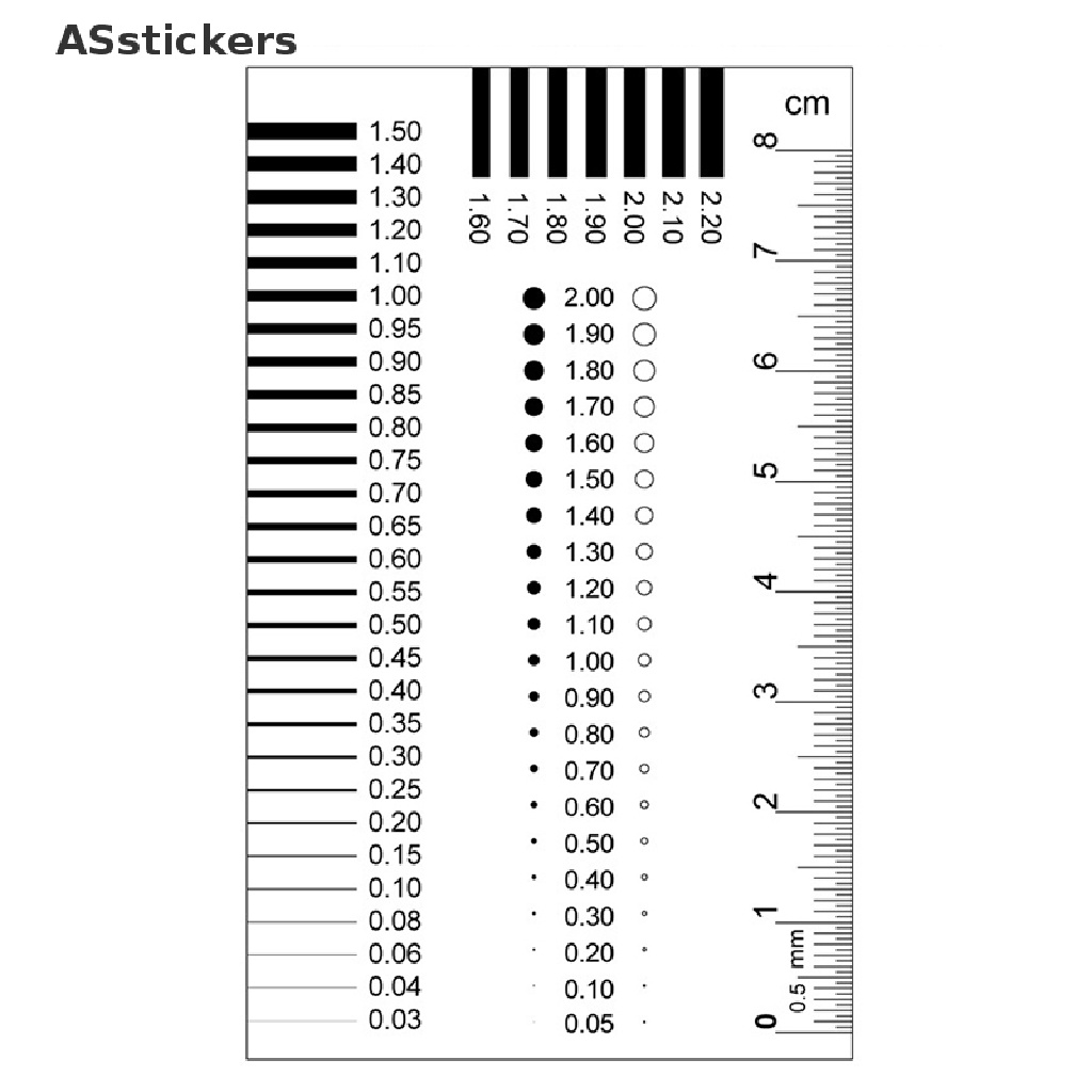 asstickers-ไม้บรรทัด-เกจวัดคราบการ์ด-เกจวัดจุด-ลวด-ฟิล์ม-ไม้บรรทัด-คราบคอนทราสต์