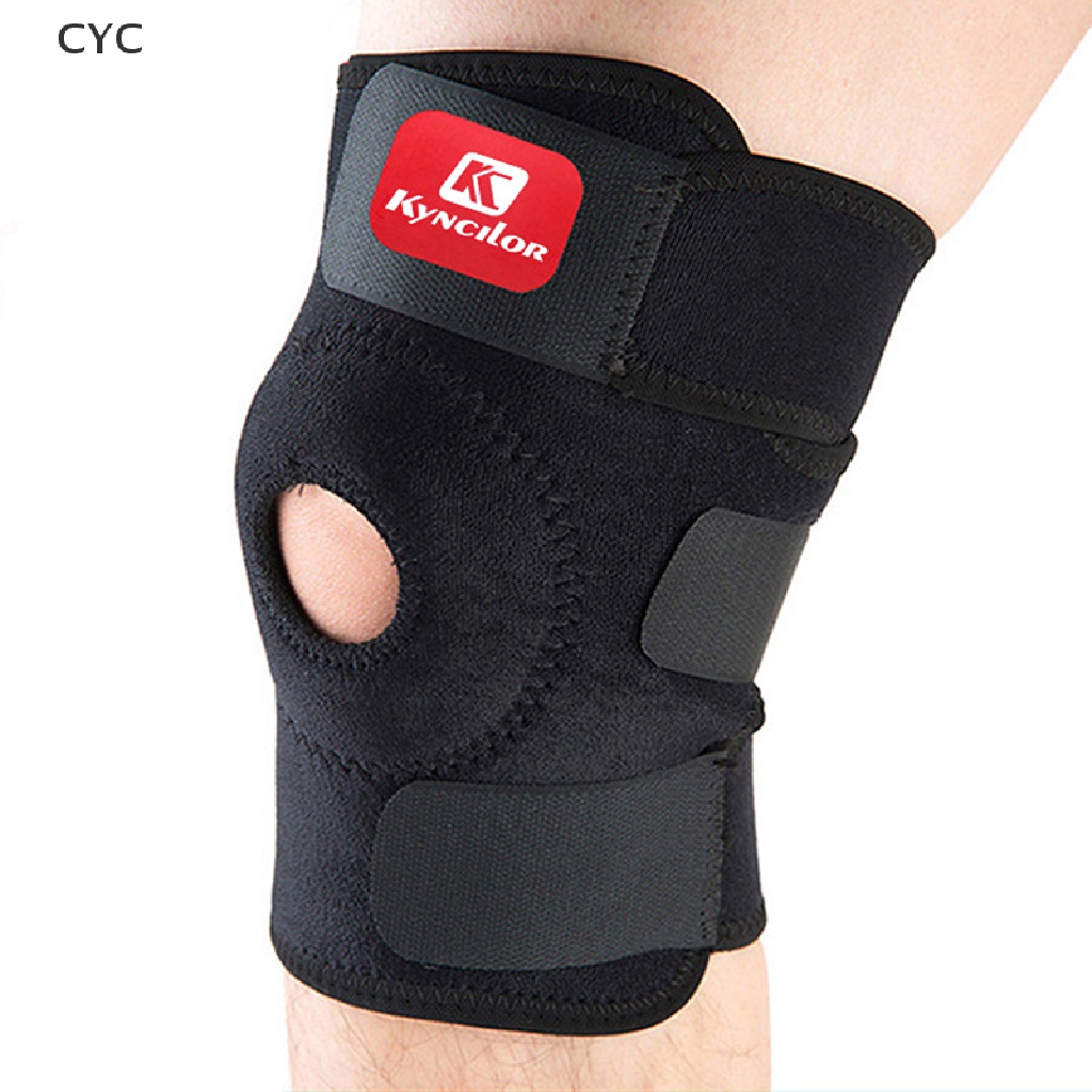 cyc-knee-brace-open-patella-support-adjustable-elastic-sports-kneecap-protector-cy