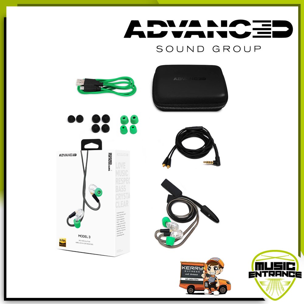 Advance Sound หูฟัง Hi-resolution Wireless In-ear Monitors รุ่น Model 3 ...