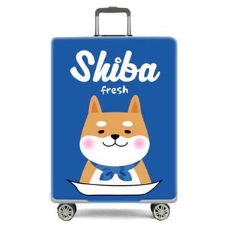 Chu Luggage  ผ้าคลุมกระเป๋าเดินทาง  รุ่น032  สีน้ำเงิน