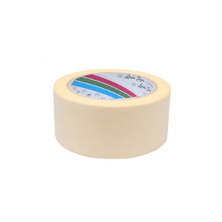 Louis Tape (หลุยส์) เทปกาว เทปกระดาษกาวย่น Masking tape กระดาษกาว ฉีกได้ เทปบังพ่นสี 2 นิ้วx36 หลา