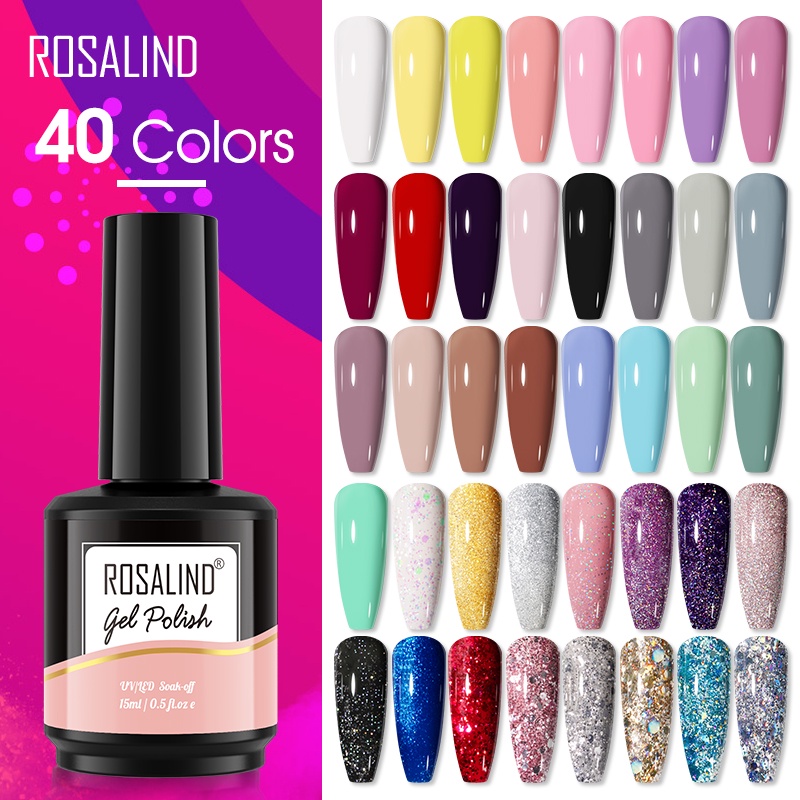 rosalind-สีทาเล็บเจล-40-สี-15มล-สําหรับโคมไฟ-led-uv-s01-s14