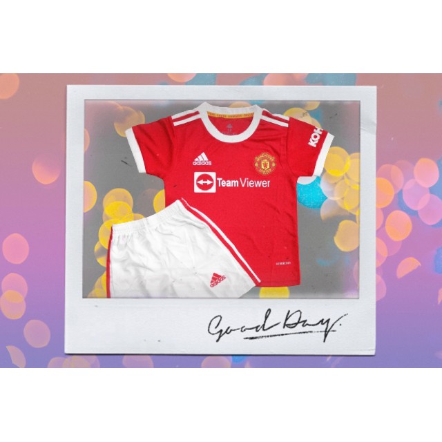 เสื้อฟุตบอลเด็ก Man U Home แมนฯยูไนเต็ด เหย้า 202122 เกรด AAA Shopee