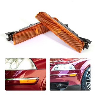 2types Auto for Passat B5.5 2001-2005 Right/left Side Car Amber Front/Rear Bumper Side Marker Motorcycle Car Lights