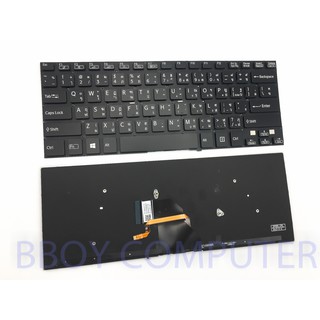 SONY Keyboard คีย์บอร์ด KEYBOARD Sony SVF14 14E SVF14A SVF14E SVF142 SVF142C1WW SVF1421C5E svf142c29u svf14218sgb Series