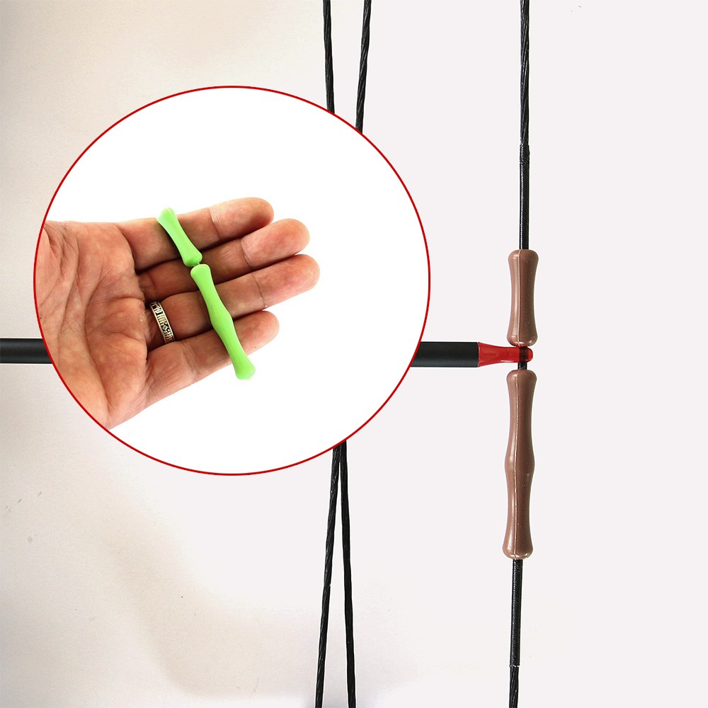 ภาพหน้าปกสินค้า1 Set Hunting Archery Target Recurve Bowstring Finger Guard Saver Soft Silicon Bow String Protector จากร้าน odysseyarchery บน Shopee