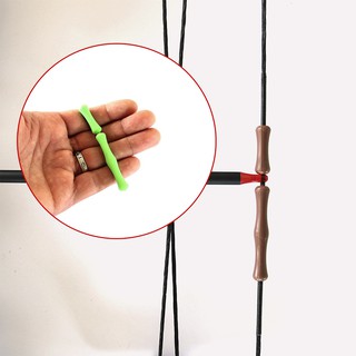ภาพขนาดย่อของภาพหน้าปกสินค้า1 Set Hunting Archery Target Recurve Bowstring Finger Guard Saver Soft Silicon Bow String Protector จากร้าน odysseyarchery บน Shopee