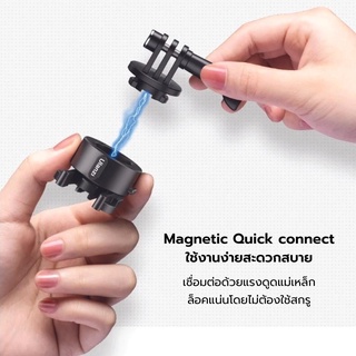 ภาพขนาดย่อของภาพหน้าปกสินค้าUlanzi Go Quick II Mount Adapter รุ่นใหม่ แน่นกว่าเดิม อะแดปเตอร์เมาท์แปลงใส่ขาตั้ง ตัวล็อกแบบแม่เหล็ก Tripod mount จากร้าน zetashoponline บน Shopee