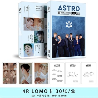 สินค้า 【4R】Seventeen EXO GOT7 ASTRO STRAYKIDS TWICE X1 โฟโต้การ์ดโลโม่การ์ด 30 ชิ้น/กล่อง