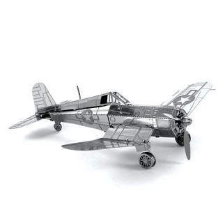 ★ พร้อมส่ง ★ ตัวต่อเหล็ก 3 มิติ F4U Corsair 3D Metal Model